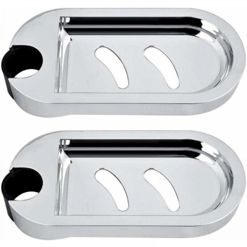 [niemals Verwendet] Duschseifenschale, 2er-set, Seifenschale Für Duschstange, Wandhalterung Für Schwamm, Lochdurchmesser 25 Mm