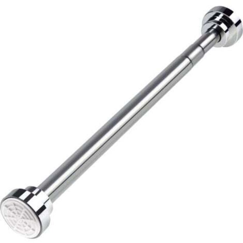 [niemals Verwendet] Ausziehbare Duschvorhangstange (40–55 Cm), Set Aus Bohrfreien, Teleskopierbaren Edelstahl-duschvorhangstangen Für Badezimmer, Kleiderschrank, Tür Und Küche