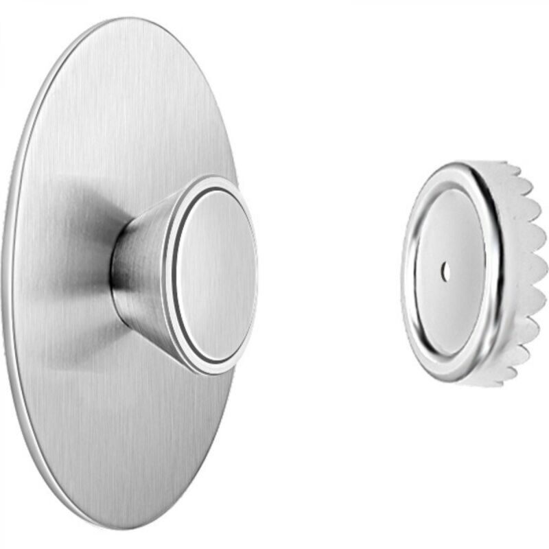 [niemals Verwendet] 2-teilige Magnetische Seifenschale Aus Edelstahl, Wandmontierter Magnetischer Seifenhalter Für Küche Und Bad, Platzsparend, Inklusive 2 Deckeln