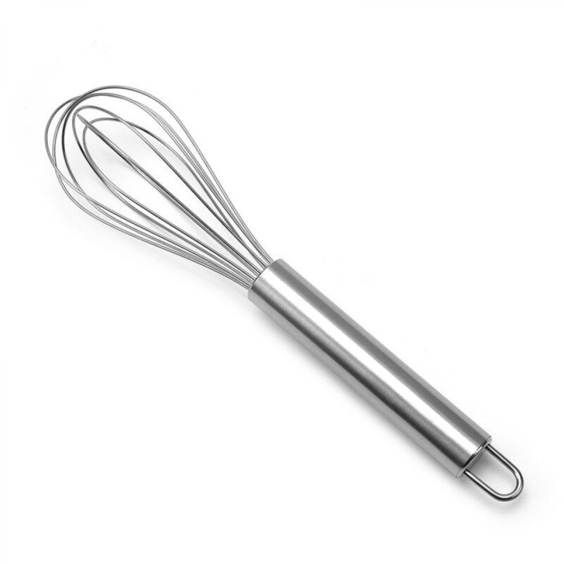 [niemals Verwendet] Silberner 20 Cm (8 Zoll) Langer Hand-eierquirl, Schneebesen, Rührgerät, Eierquirl Zum Schlagen Von Sahne Und Eiern, Zum Kochen Von Eiern.