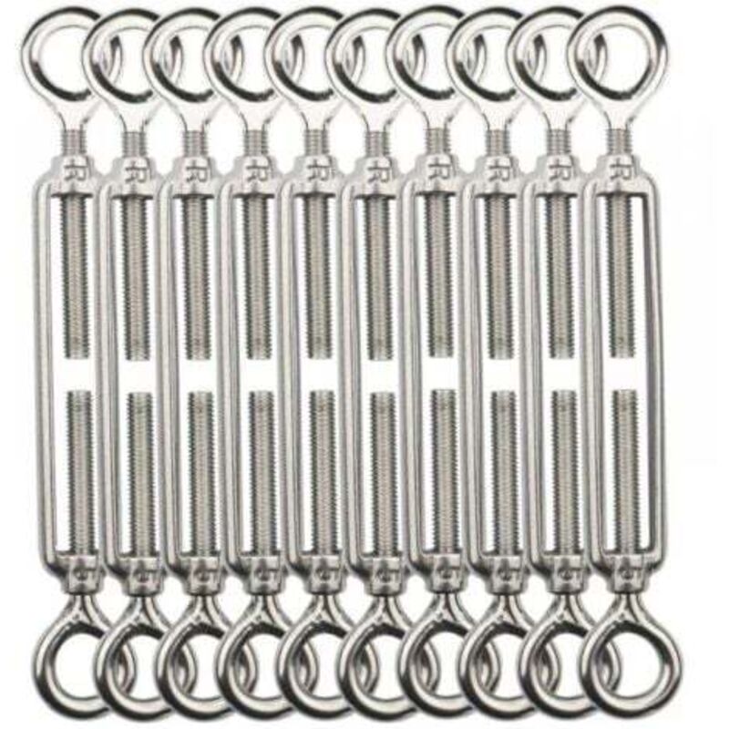 [niemals Verwendet] M5 Kabelspanner, Kabelspanner Aus Edelstahl 304 Für Wäscheleinen, Kleiderbügel, Körperkabel - 10 Stück.