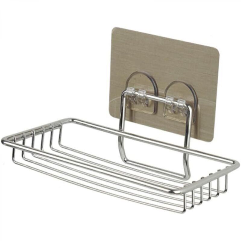 [niemals Verwendet] Wandseifenschale Aus Gebürstetem Nickel, Duschwanne Aus Edelstahl, Schwammhalter