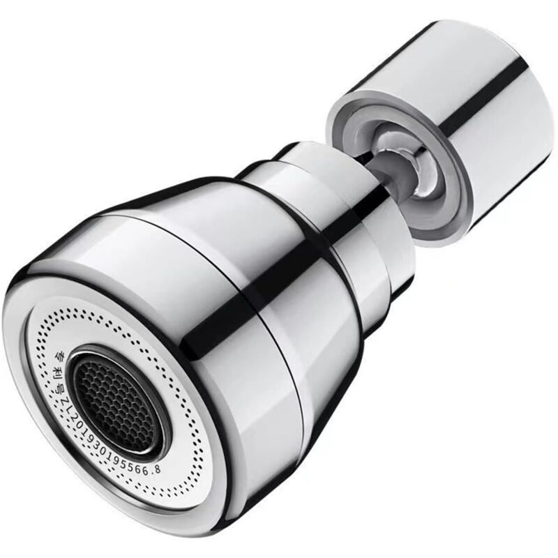 [niemals Verwendet] 360° Schwenkbarer Auszieh-wasserhahn, Schwenkbare Strahlregler Für Wasserhähne, Ausziehbarer Brausekopf Für Küchenspülen (silber 3)