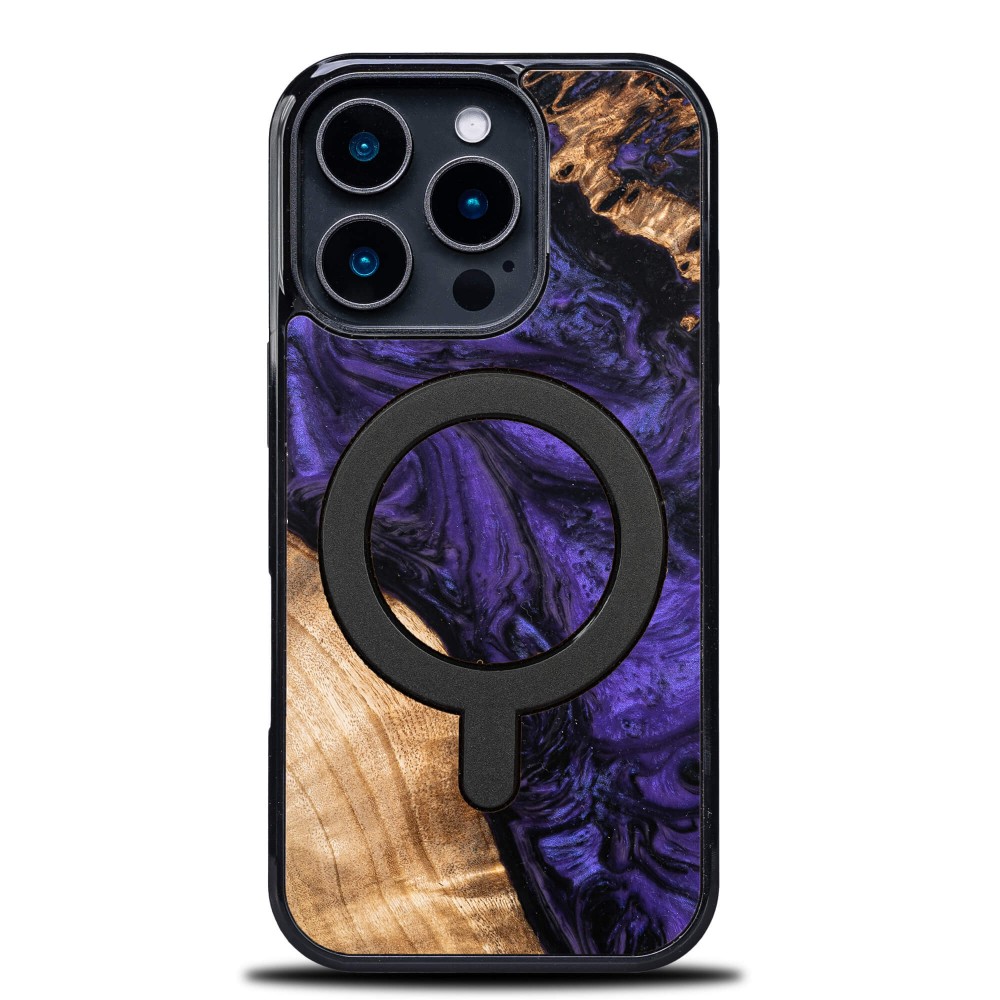 Bewood Unique Case Für Iphone 16 Pro - Violett Mit Magsafe