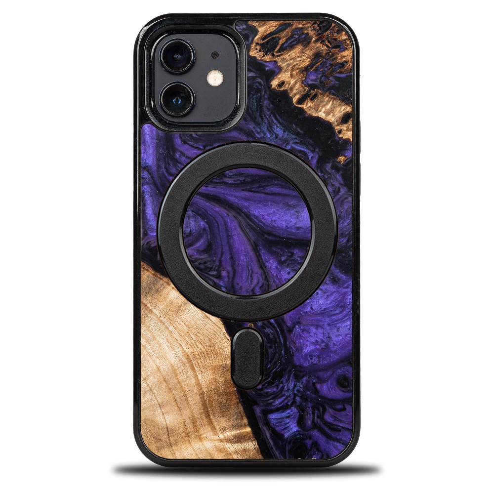 Bewood Unique Case Für Iphone 12 / 12 Pro - Violett Mit Magsafe