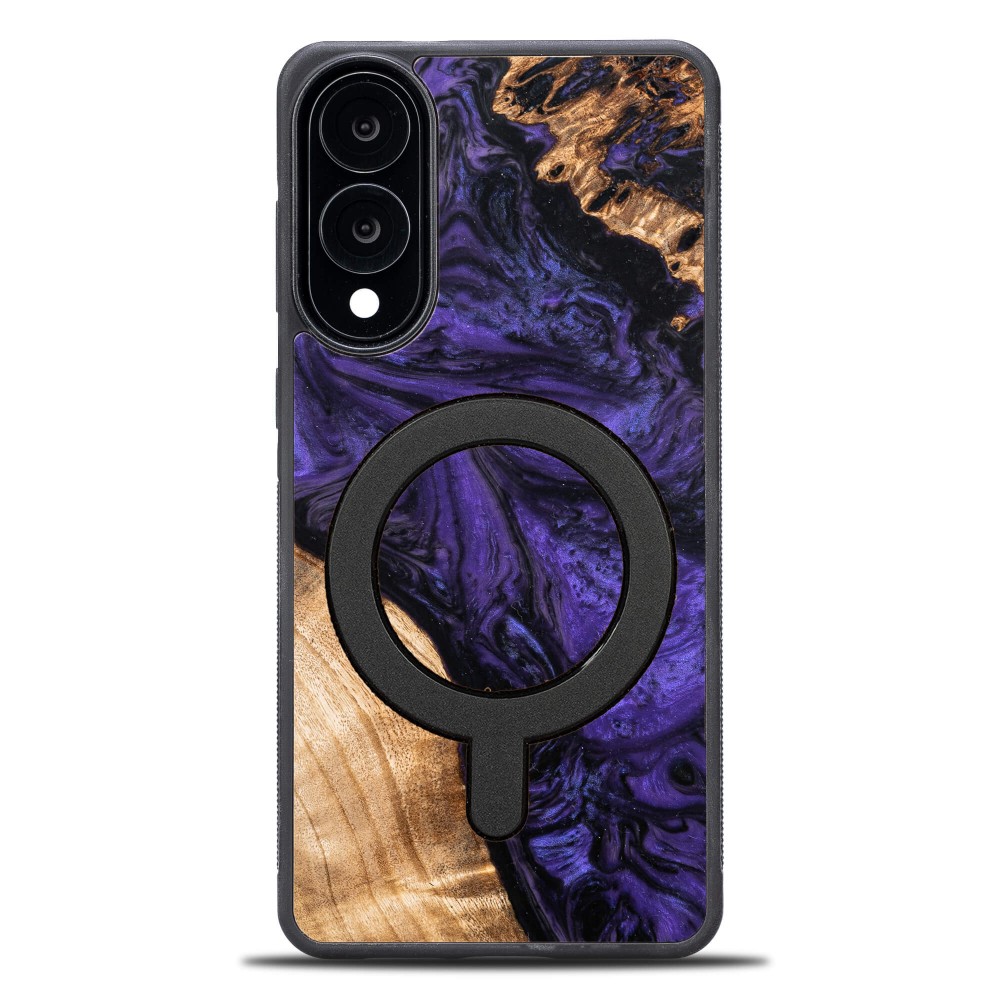 Bewood Unique Hülle Für Samsung Galaxy S25 Edge - Violett Mit Magsafe