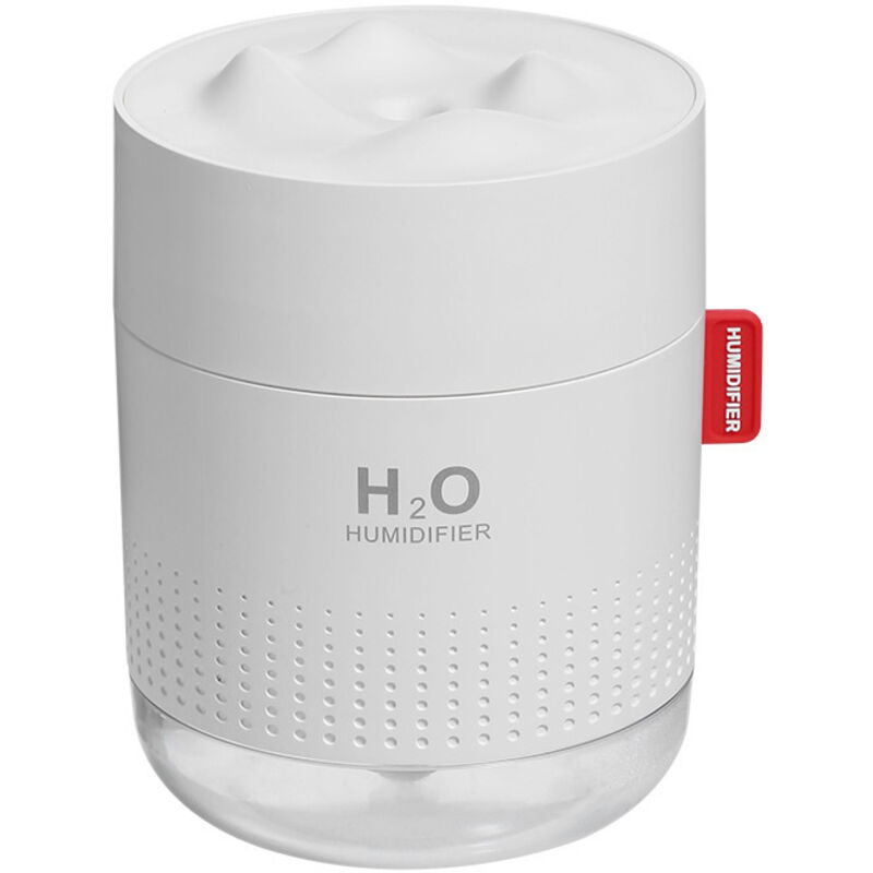 Luftbefeuchter, 500 Ml Leiser Ultraschall-nebelbefeuchter, 2 Nebelmodi Mit Led-licht, Automatische Abschaltung Bei Wassermangel, Für Zuhause, Büro, Wohnzimmer, Baby- Und Kinderzimmer