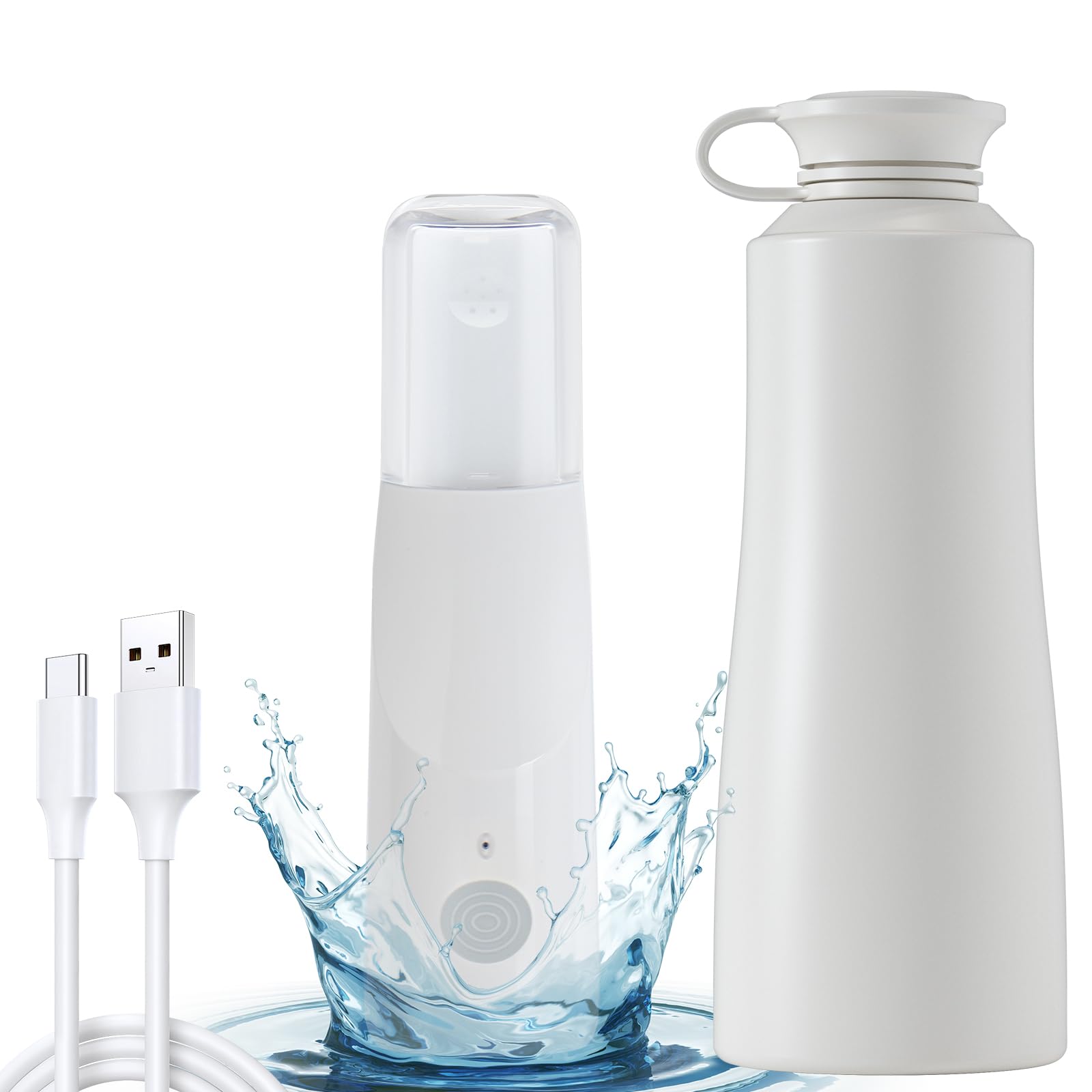 Tragbares Reisebidet Mit 3 Sprühmodi, Hoher Akkukapazität Von 800 Mah, Wasserdicht (ipx7) Und Wiederaufladbar, Lippenbidet Mit Transparenter Abdeckung Für Die Persönliche Hygiene, Die Wochenbettpflege