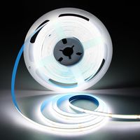 10 M 24 V Cob-led-streifen, Kaltweiß 6000 K, Cri 93+, 8 Mm, Ohne Netzteil, Für Küche, Wohnzimmer Und Geschäft