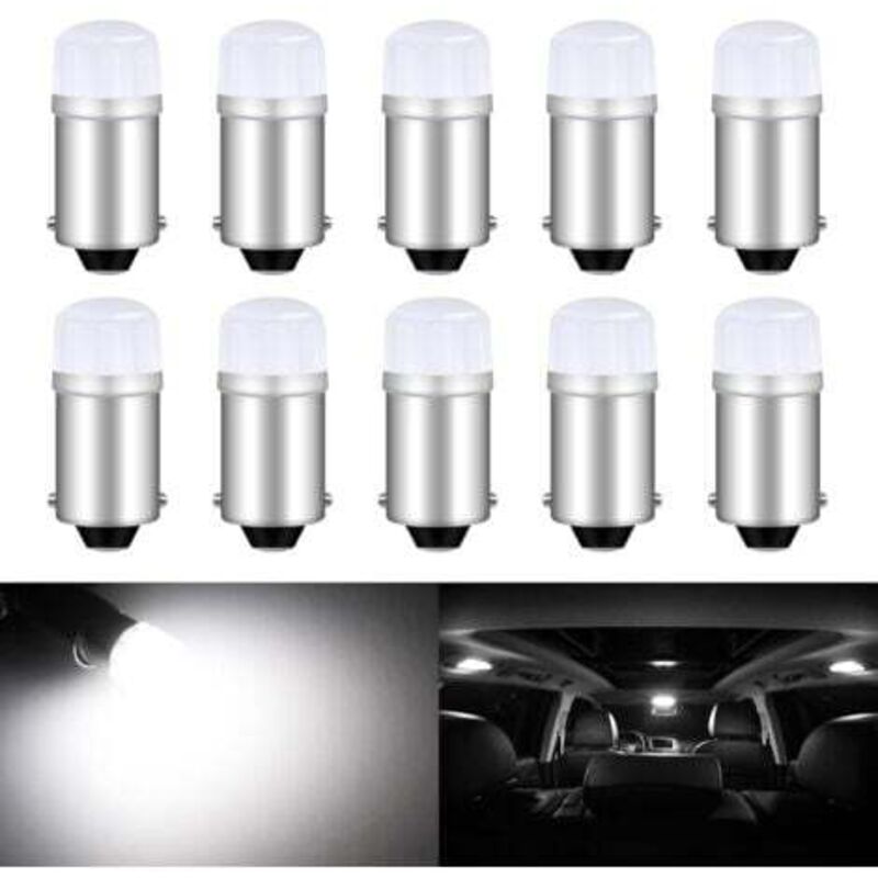(10 Stück) Ba9s T11 53 T4w 64111 12v Led-lampe, 2 Smd 2835 Chips, Weiß 6000k, Auto-led-lampe Für Handschuhfach-innenbeleuchtung Und Kennzeichenbeleuchtung