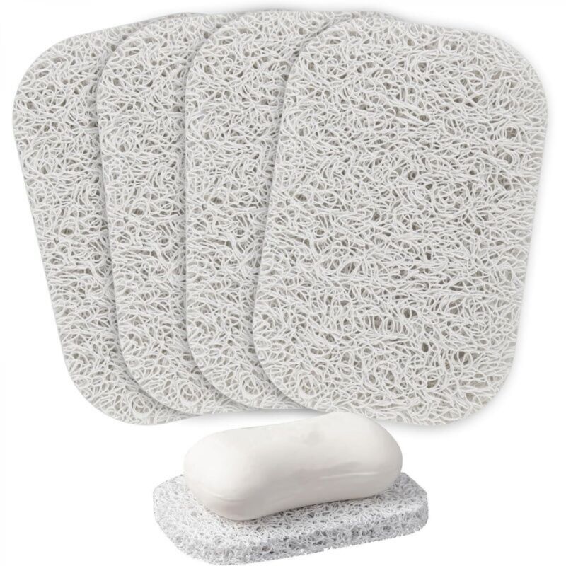 [niemals Verwendet] Set Mit 4 Hebepads Für Seifenschalen, Seifenhalter Für Dusche, Küche, Badezimmer, Reisen, Hotels, Reinigungsmittel