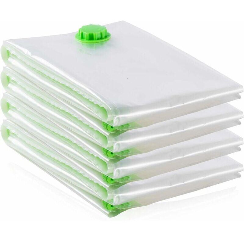 [niemals Verwendet] Extra Große Vakuum-aufbewahrungsbeutel, 4er-pack, Riesig [130 X 100 Cm] Für Kleidung, Bettdecken/bettwäsche (4 Stück (xl))