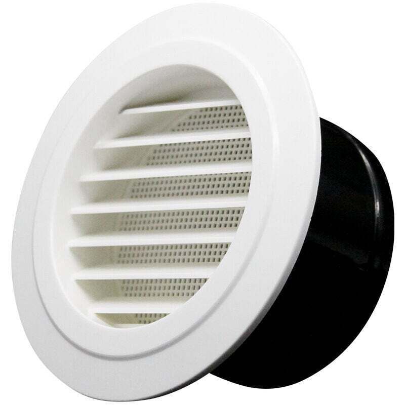 [niemals Verwendet] Vmc-lüftungsgitter, 75-mm-lüftungsauslass Mit Schutzgitter – Abs (ø75 Mm)