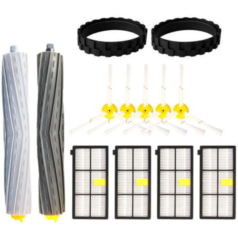 [niemals Verwendet] 13-in-1-kehrmaschinenzubehör, Kompatibel Mit Der Hauptbürste, Der Seitenbürste Und Dem Reifenschutz-set Für Die Irobot-modelle 860, 880, 870, 980 Und 960.
