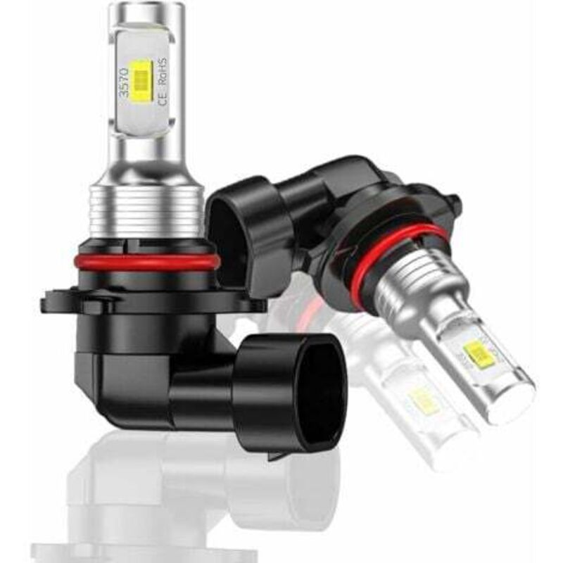 [niemals Verwendet] 2er-pack 9005 Hb3 Led-lampen Für Nebelscheinwerfer Oder Tagfahrlicht, 6000k Xenonweiß, 4000 Lumen, Ip67 Wasserdicht, Csp-chips, Nicht Polarisiert