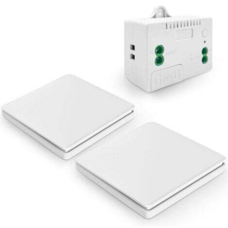 [niemals Verwendet] Selbstversorgender, Batterieloser Funkschalter, Drahtlose Fernbedienung Für Lampen Und Elektrogeräte, Wasserdicht Und Sicher, Kann Direkt Im Badezimmer Installiert Werden.