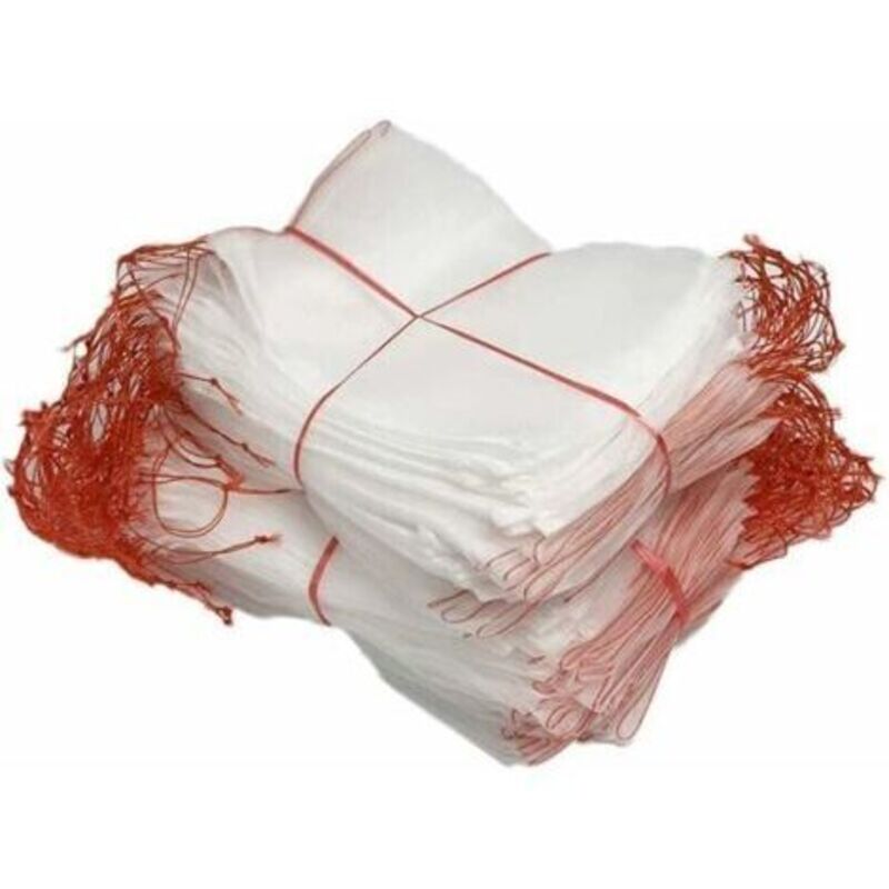 [niemals Verwendet] 50er-pack Insektennetze, Nylon-gartenschutznetze, Wiederverwendbare Obst- Und Pflanzenschutzbeutel, Vogelsichere Traubenbeutel Mit Kordelzug (25 X 15 Cm)