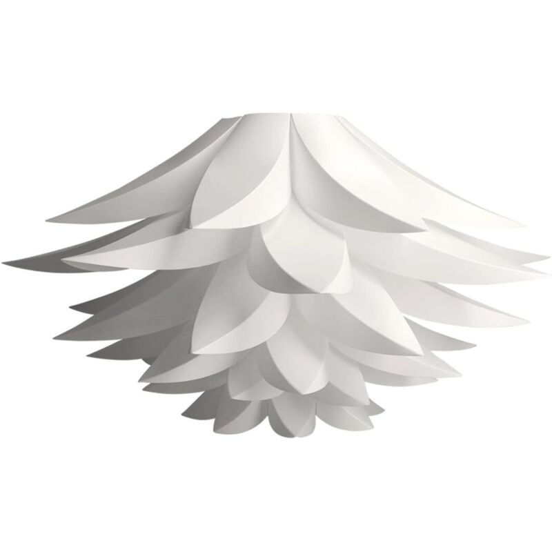 [niemals Verwendet] Weiße Polypropylen-puzzle-lampe (pp) Mit Lotus-design – Lampenschirm Zum Selbstzusammenbau – Pendel- Oder Stehlampe, Dekorative Leuchte Für Wohnzimmer Oder Schlafzimmer