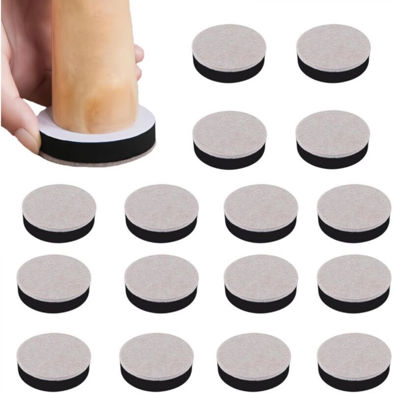 [niemals Verwendet] 16-teiliges Set Aus Robusten, Runden Möbelunterlagen Für Betten, Sofas, Schreibtische, Stühle, Kleiderschränke Usw.