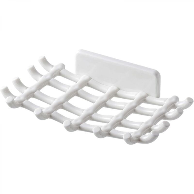 [niemals Verwendet] Wandseifenschale, Seifenschale Mit Gitter, Seifenschalen-organizer, Wandregal Mit Gitter, Geschirrständer, Seifenhalter, Badezimmer-wandorganizer
