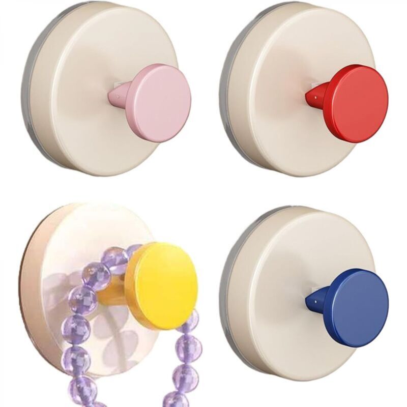 [niemals Verwendet] Universelle Saugnapf-duschhaken, 4 Türhaken, Wiederverwendbarer Handtuchhalter Für Glas, Wand, Tür, Badezimmer, Schrank, Haushalt, Küche