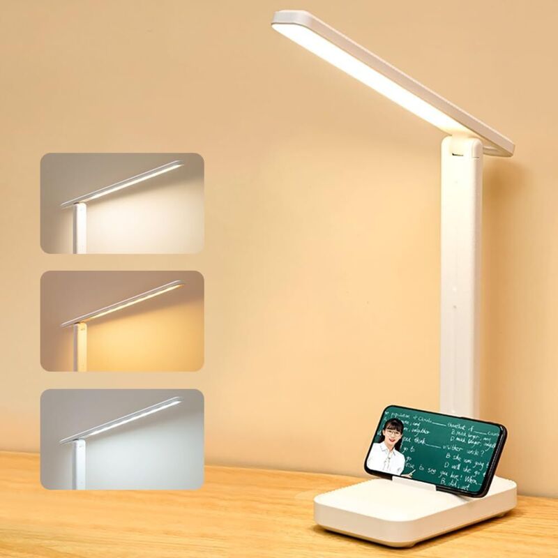 [niemals Verwendet] Led-schreibtischlampe, Touch-bedienung, Augenschutz, Dimmbar, 3 Farbmodi, 3 Helligkeitsstufen, Usb