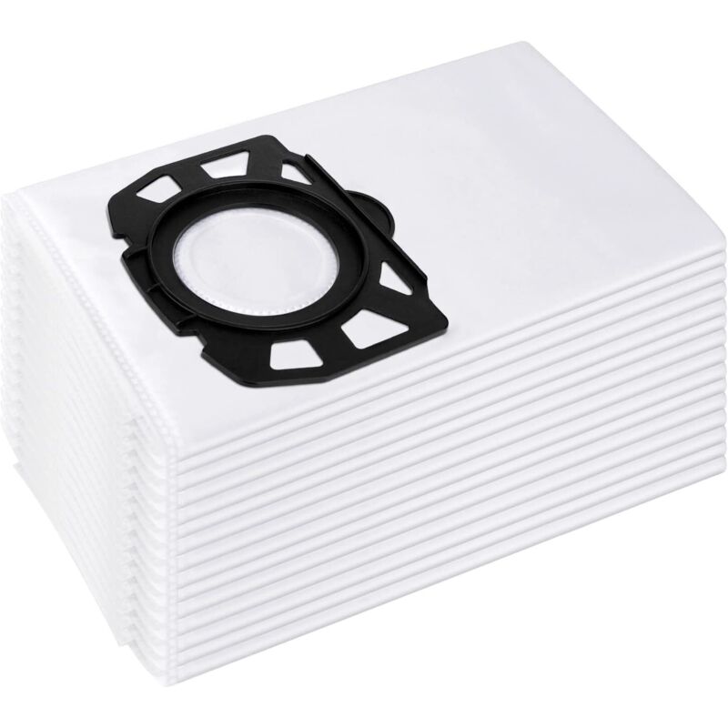 [niemals Verwendet] Packung Mit 15 Staubsaugerbeuteln Für Kärcher 2.863-006.0 Vliesfilterbeutel 487 Wd4 Wd5 Wd6p Premium Mv4 Mv5 Mv6 Für Nass- Und Trockensauger