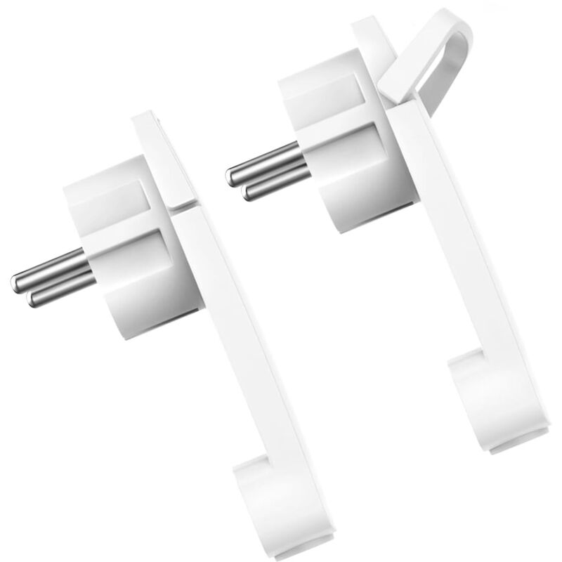 [niemals Verwendet] Extraflache Stecker, Europäischer Netzstecker 250 V 16 A Ip20, Stecker Mit Erdungskontakt, Klappgriff Und Schutzkappe