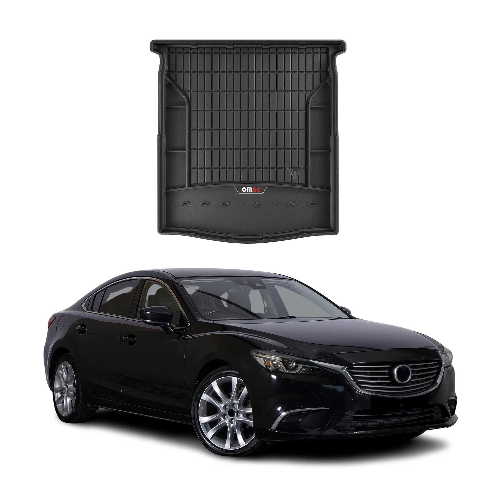Kofferraumwanne 3d Tpe Premium Kompatibel Mit Mazda 6 Iii Sedan 2012-2018 - Kofferraumschutz Innen Antirutsch Kofferraummatte Mit Hohem Rand Für Auto Schwarz