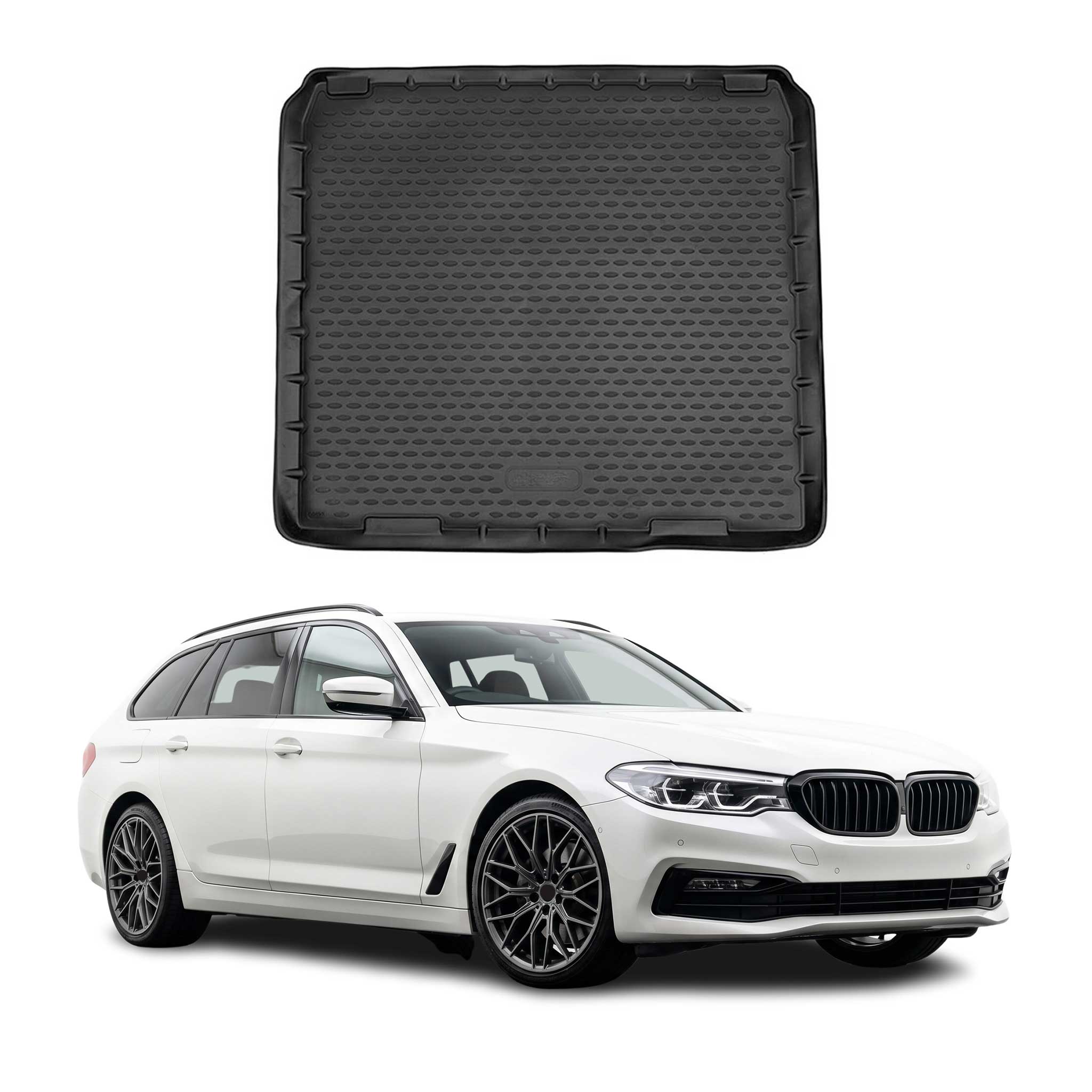Omac Kofferraumwanne Für Bmw 5er Touring G31 2017-2023 Gummi Schwarz