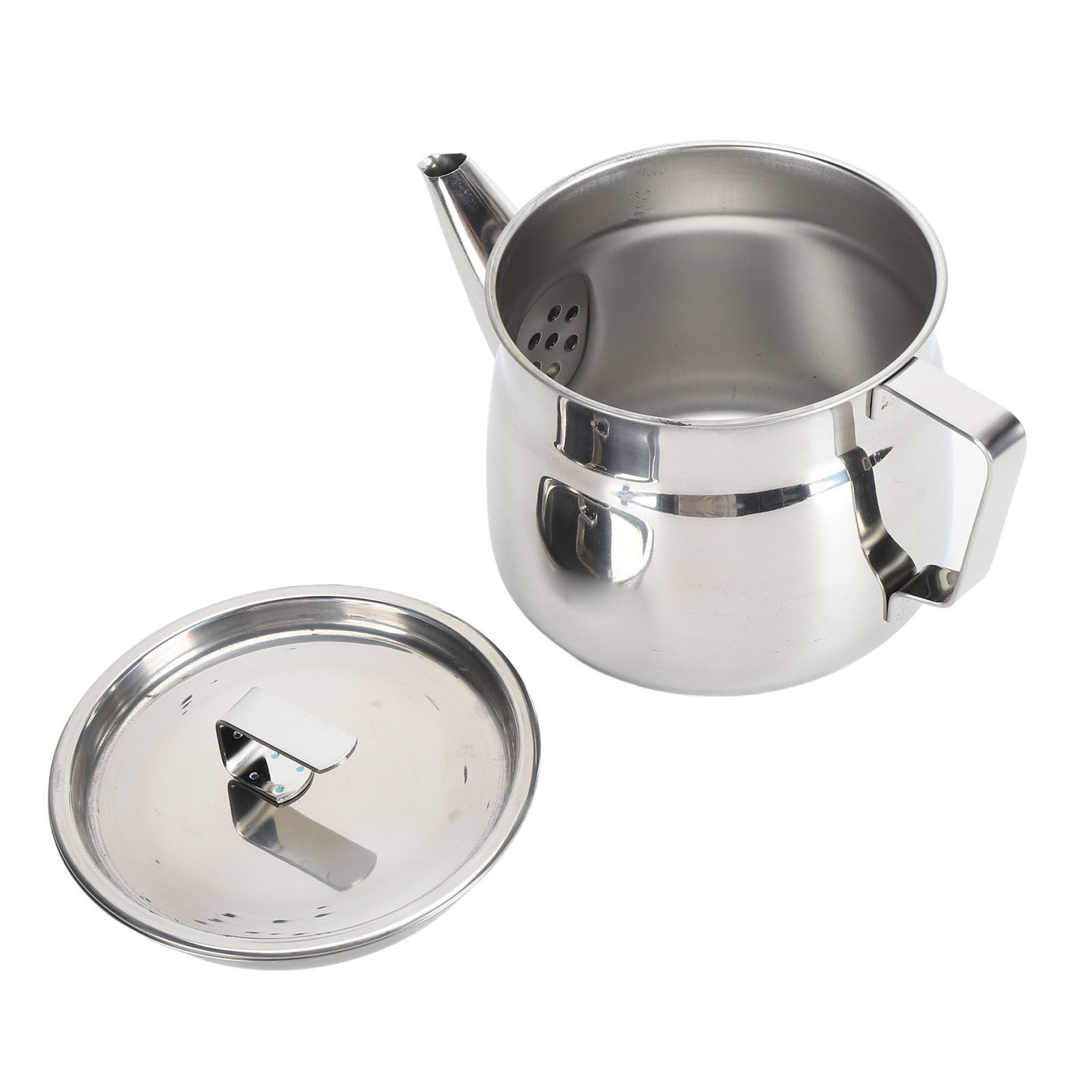 Ölfilter Aus Edelstahl Mit Großem Durchmesser Für Die Heimische Küche, Ideal Zum Braten Von Schweinefett Und Fleisch, Zur Aufbewahrung Und Filtration Von Ölresten, Aus Dickem Edelstahl.