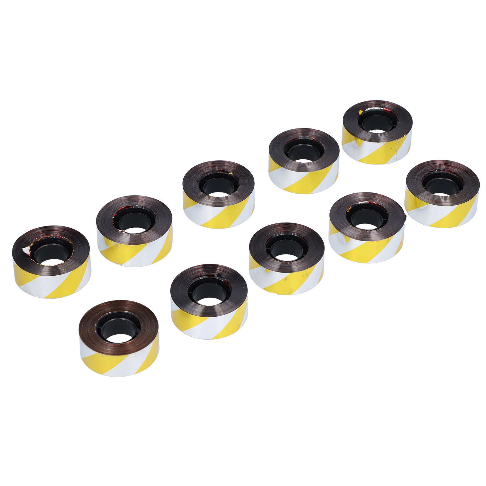 Reflektierendes Vogelabwehrband, 10 Stück Pro Packung, Glitzerndes Vogelabwehrband, Vogelabwehrband, Für Obstgärten Und Getreidefelder, 2,5 Cm Breit, 60 M Lang, Eine Seite Silberrot, Die Andere Silber
