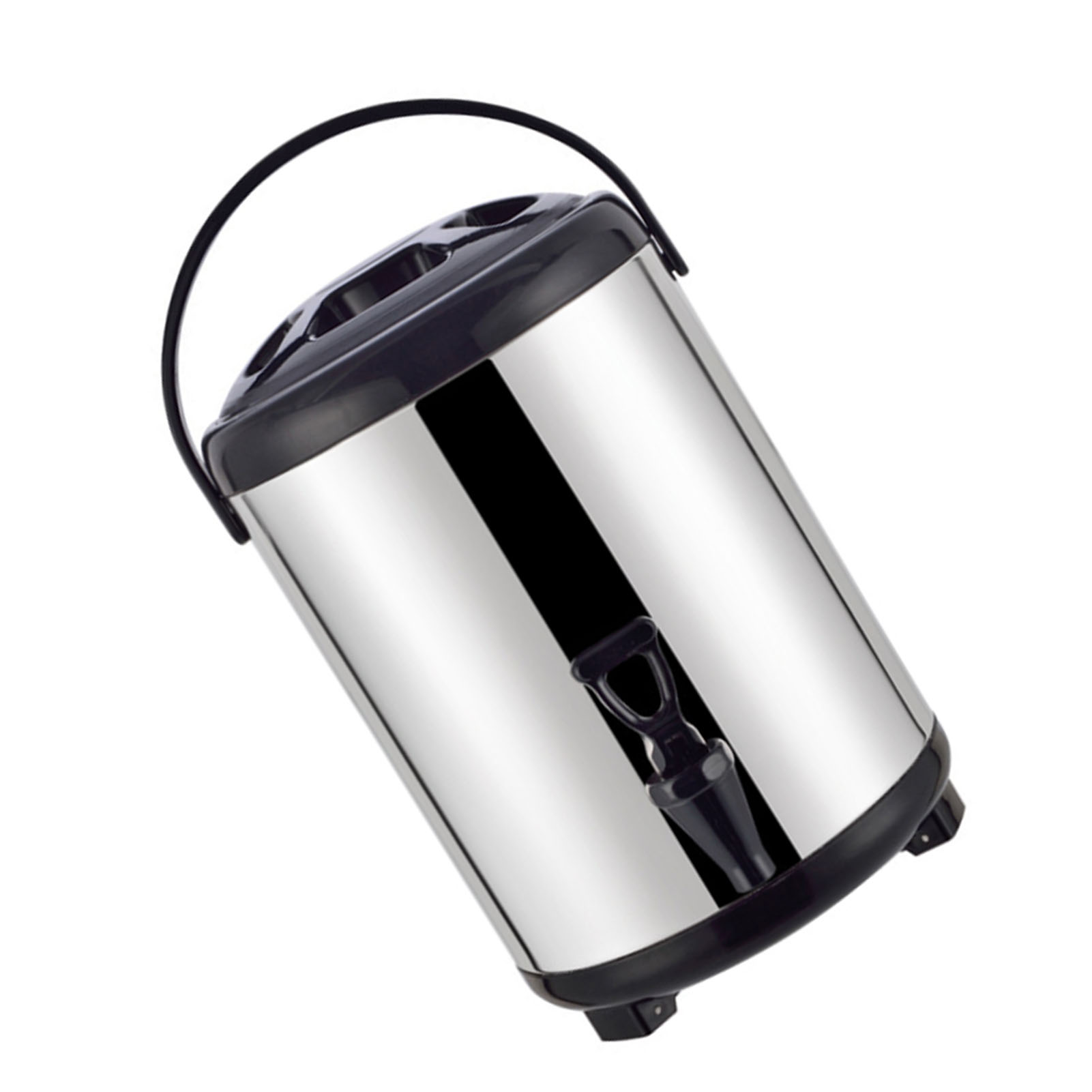 Dickwandiger Edelstahl-teemilcheimer, Isolierter Teemilcheimer, Teeeimer Für Cafés, Teeeimer Für Straßenhändler, Teeeimer Für Restaurants, Sojamilcheimer, 6 Liter
