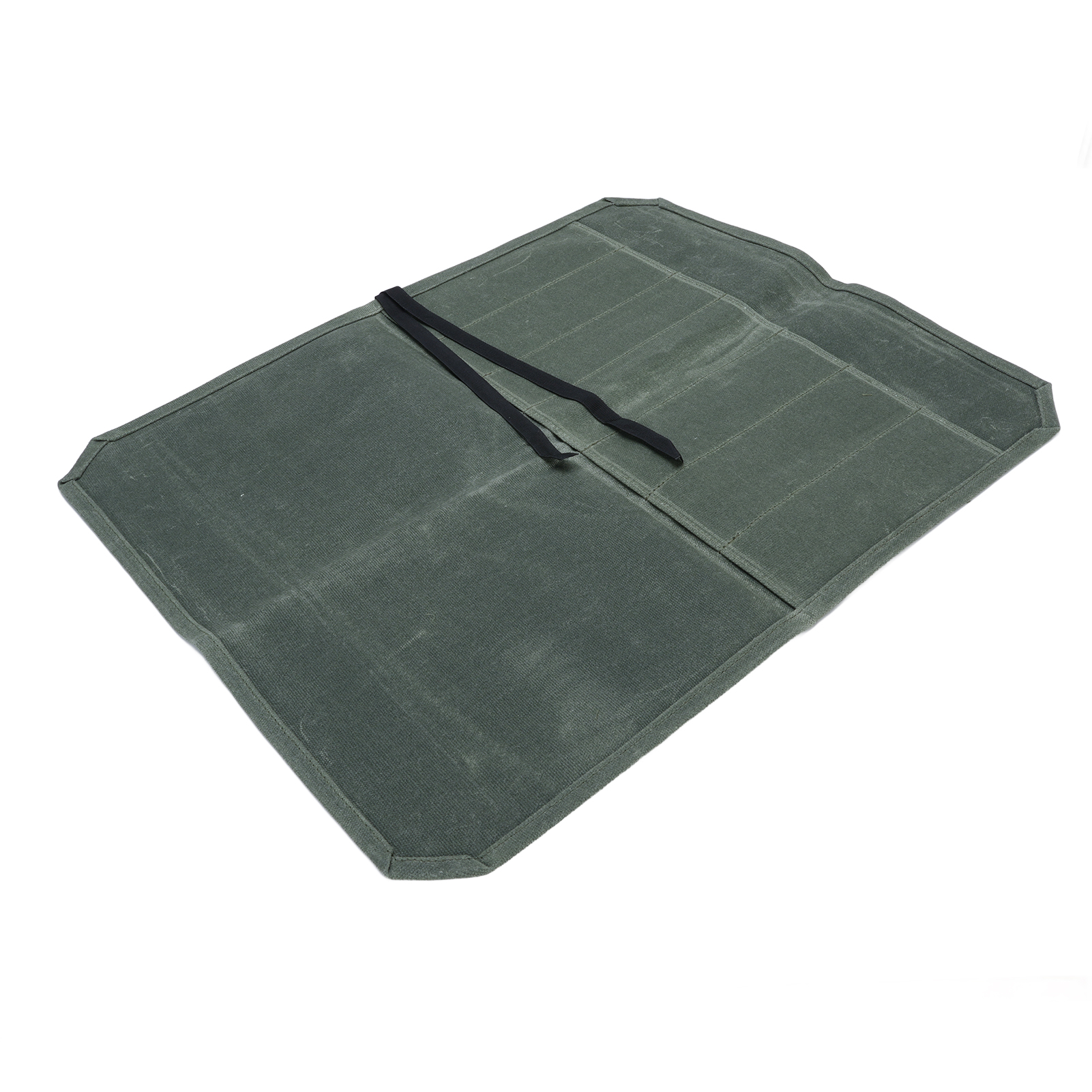 Nasstrocknende, Gewachste Messertasche Aus Segeltuch, Tragbare Messertasche Für Camping Und Picknick, Aufrollbare Küchenmessertasche, Militärgrün