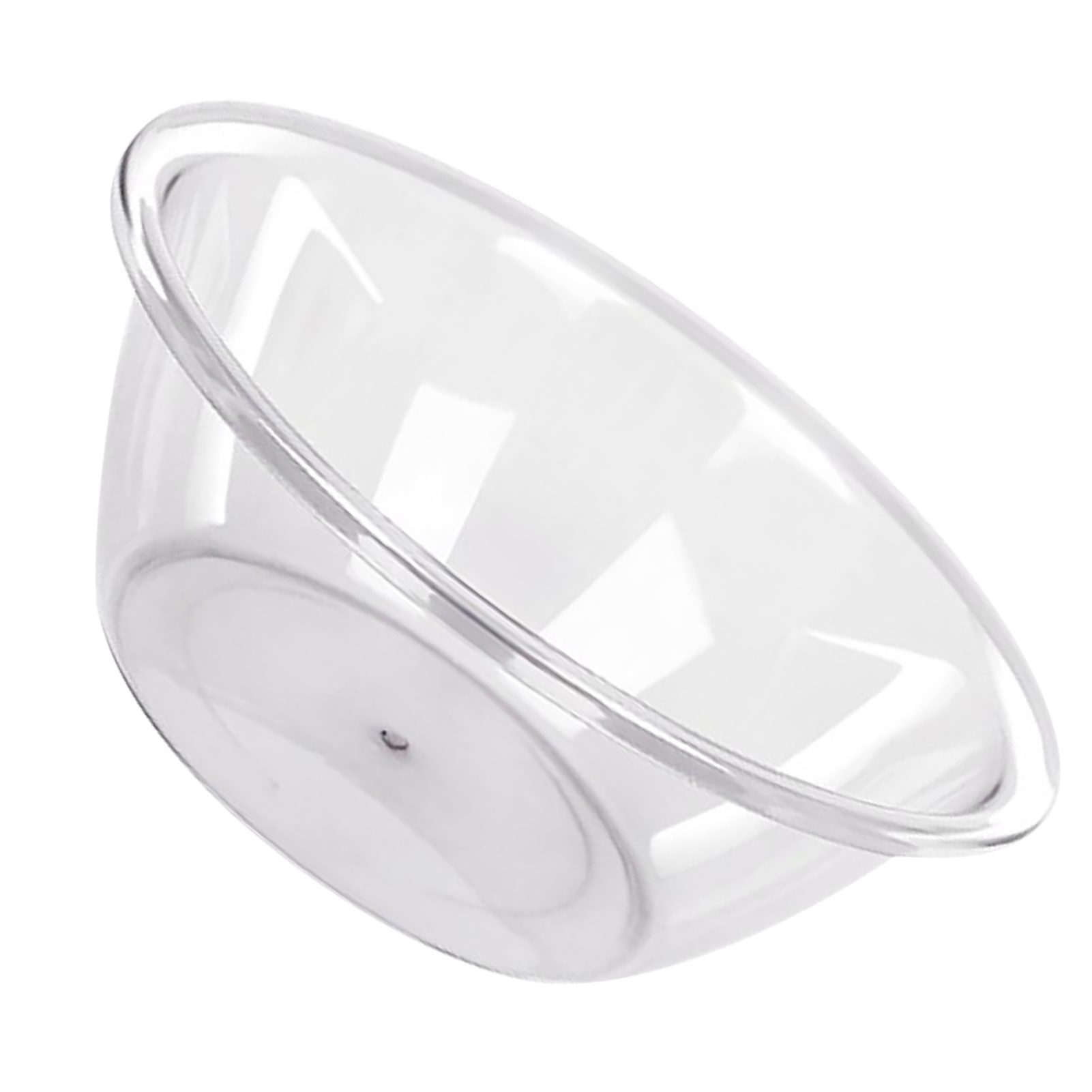 Dicke, Transparente Pet-schale, Elegantes Design, Für Studentenwohnheime, Runde Schale Zum Gesichtwaschen Oder Geschirrspülen, Kleine Größe, Transparente Farbe