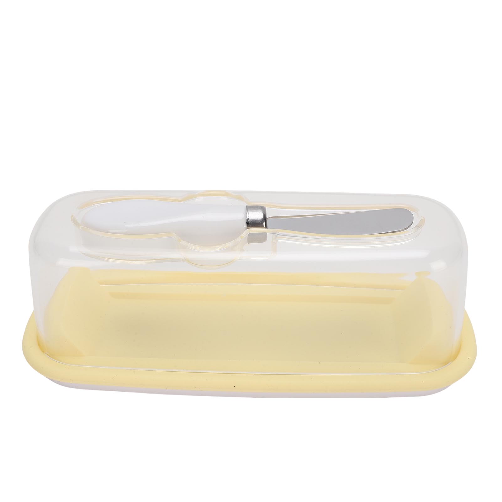 Butterbehälter Mit Luftdichtem Deckel, Quadratische Box Zum Schneiden Und Aufbewahren Von Butter, Käse Und Frischkäse, Aus Lebensmittelechtem Pp, Leicht Zu Reinigen, Bpa-frei