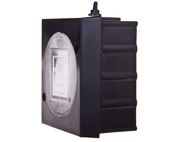 Lambda Einzel-hermetikschalter Ip44 Schwarz Łnh-1lc/25