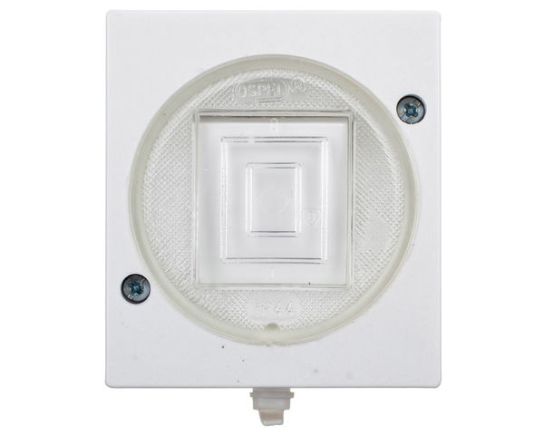 Lambda Einzel-hermetikschalter Ip44 Weiß Łnh-1l/00