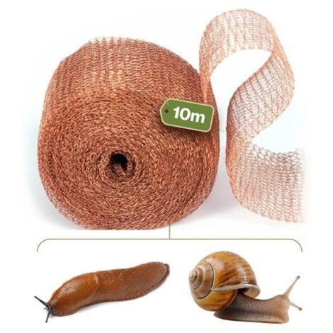 Kupfernetz Gegen Schnecken, 10 M X 12,7 Cm – Hochwertiges Band. Schutznetz Für Zimmer- Und Gartenpflanzen.