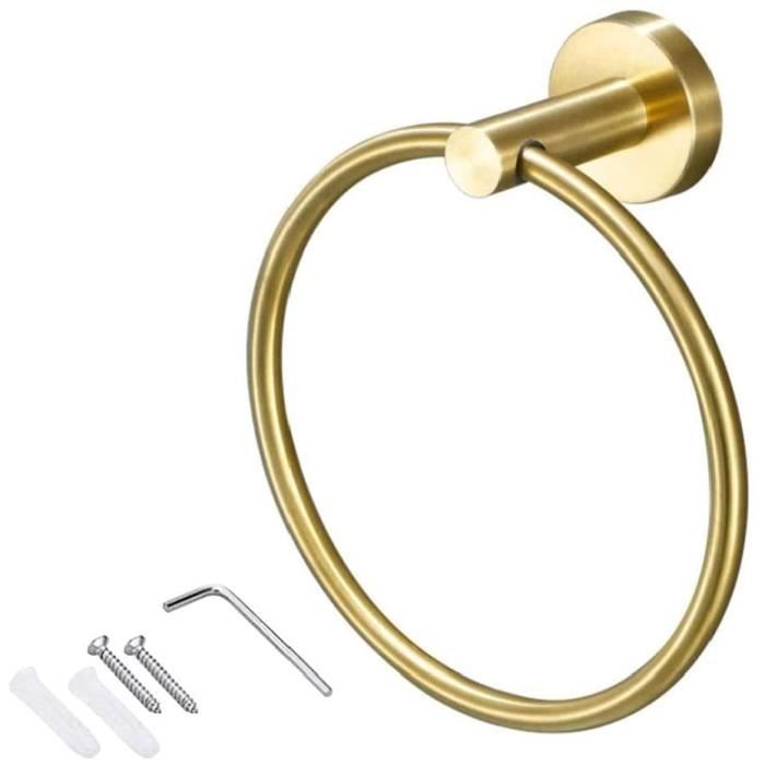 Edelstahl-handtuchhalter, Schlichtes Design Für Bad Oder Küche, Goldene Oberfläche.