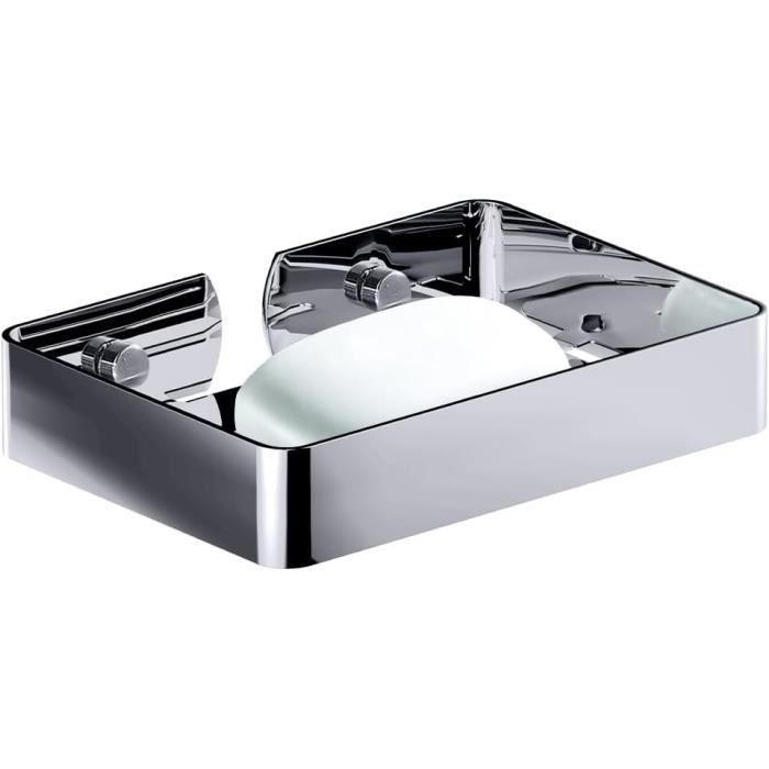Edelstahl-seifenschale 304 Für Die Dusche, Wandablage Für Schwamm Und Seife (silberfarben).
