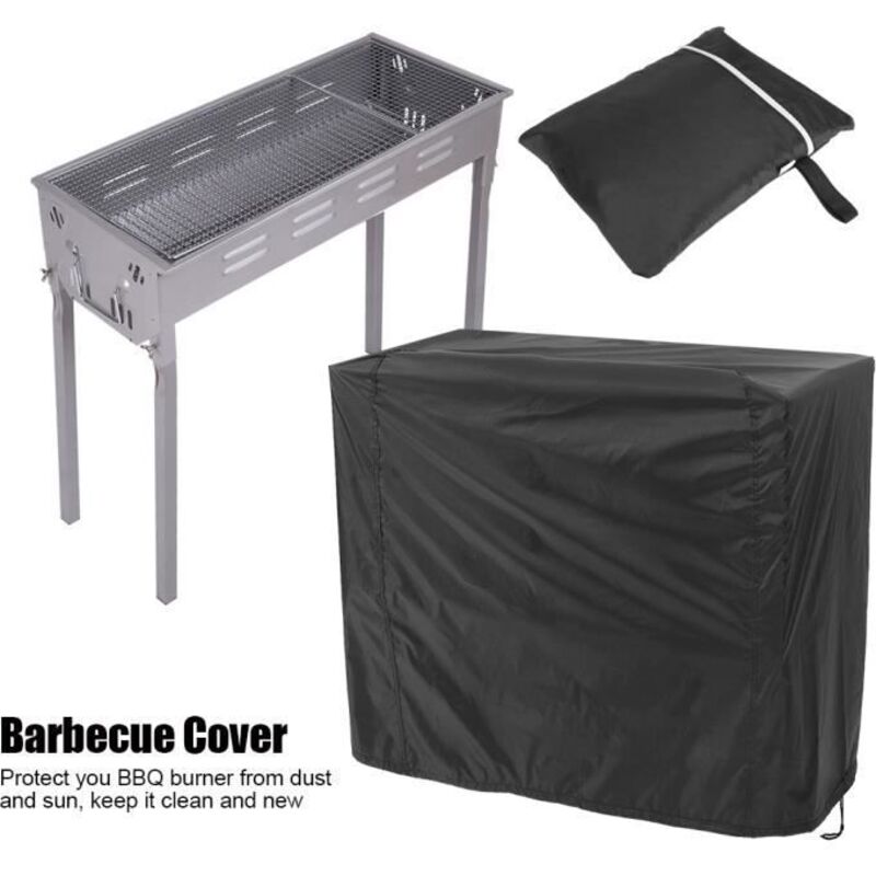 Wasserdichte Grillabdeckung Für Den Außenbereich – Grillschutz – Maße: 80 X 66 X 100 Cm – Schwarz – Polyester