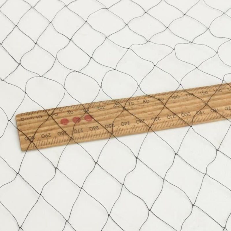 Schwarzes Schutznetz 6x10 M, Ideal Für Die Vieh- Und Vogelkontrolle, Artikelnummer L24070.