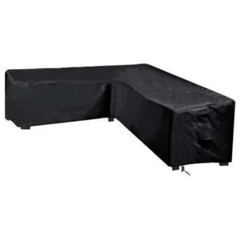 Wasserdichte Schutzhülle Für Garten-ecksofa - Größe L (215x215x87cm, Schwarz)