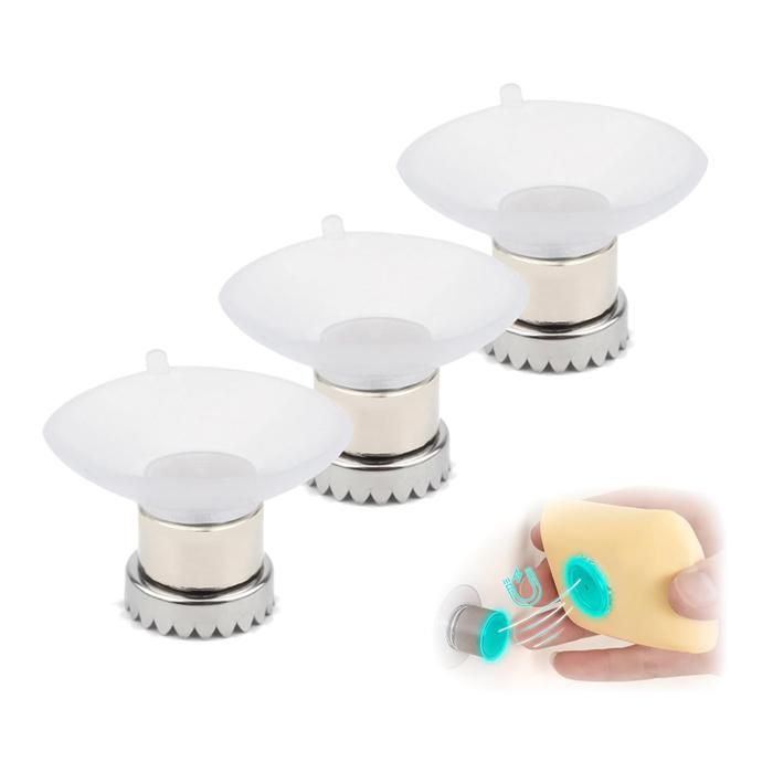 3-teiliges Seifenschalen-set Mit Magnetverschluss Für Dusche Und Küche, Flaschenloser Halter Aus Edelstahl Für Bad Und Küche