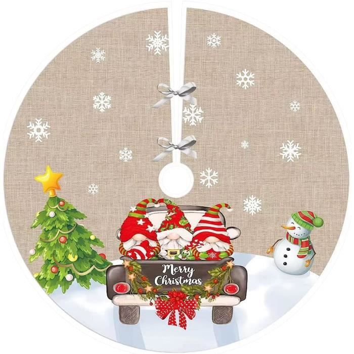 Weihnachtsbaumrock – Lkw – 90 Cm – Extra Weicher Stoff – Weihnachtsdekoration – Langlebig