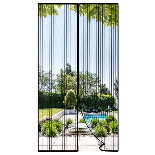 Mückenschutznetz – Ohne Nähere Angabe – 80 X 200 Cm – Magnetisch – Klettverschluss – Verstellbar
