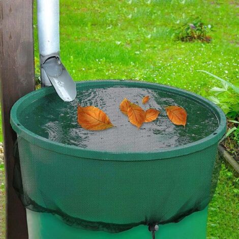 Regenwassersammelnetz, Schutz Für Eimer Im Freien, Filtration Und Schmutzabweisung.