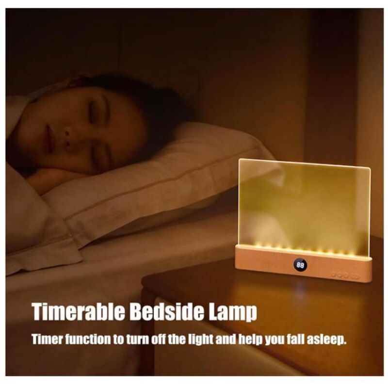 Flache Leselampe Mit Augenschutz, 3 Warmen Lichtmodi, Transparenter Led-lampe, Einstellbarem Helligkeitsregler.