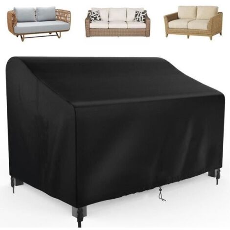Wasserdichte Schutzhülle Für Ein 2-sitzer-gartensofa, 134x66x89cm, Aus 210d Oxford-gewebe.
